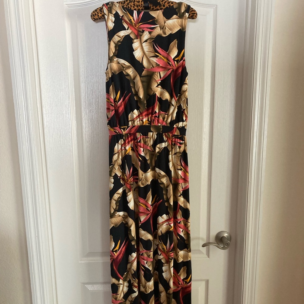 Tommy Bahama Maxi Dress SZ XS/TP New beautiful Bird of Paradise Floral print!